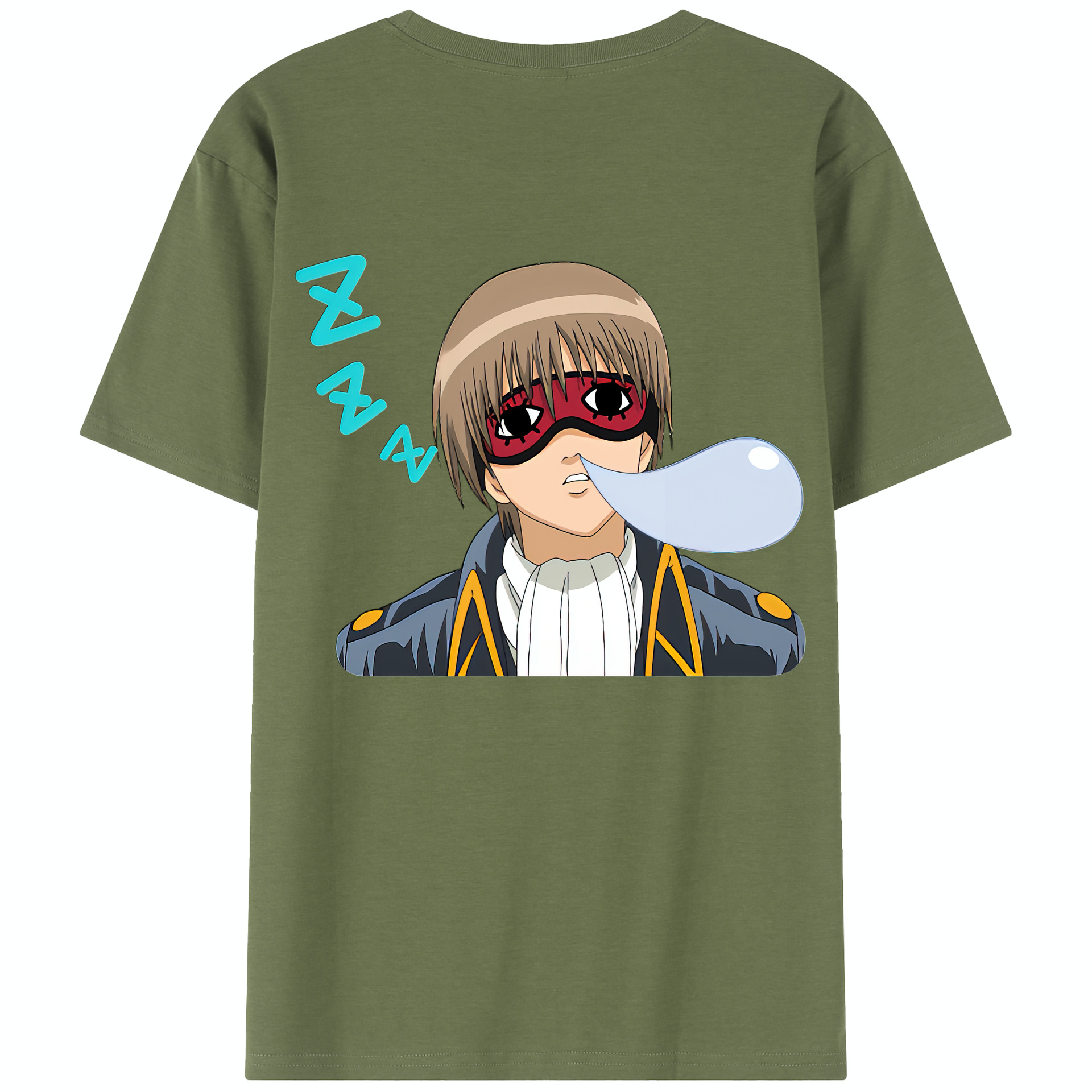 （画像用） ぎんたま 坂田銀時（さかたぎんとき） 神楽 志村新八（しむら しんぱち） GINTAMA Sakata Gintoki Kagura Shimura Shinpachi 綿100％半袖Tシャツ（背面プリント）